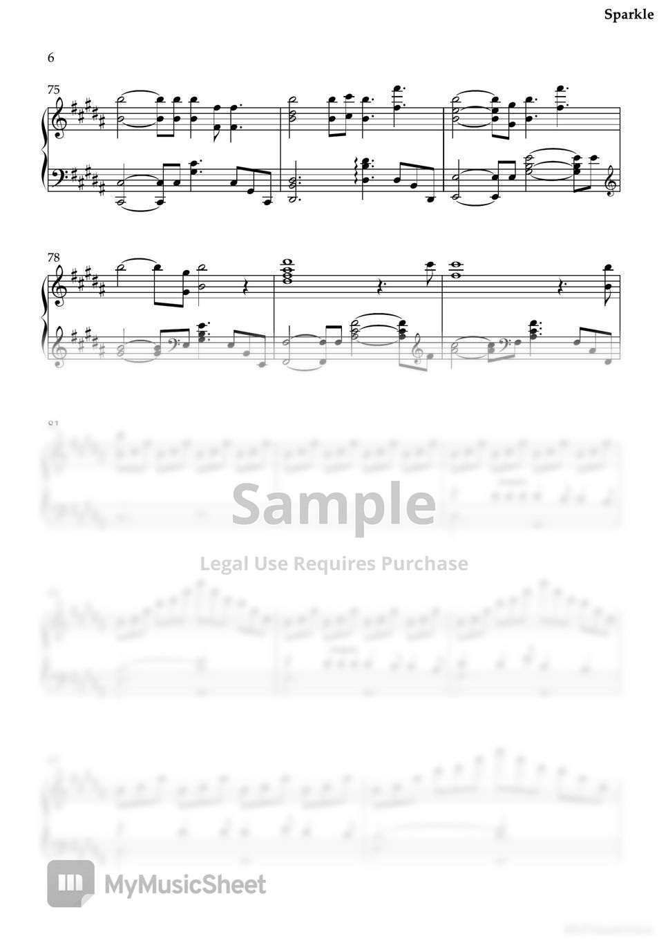 RADWIMPS - Sparkle - Your Name by MrPianoMinion