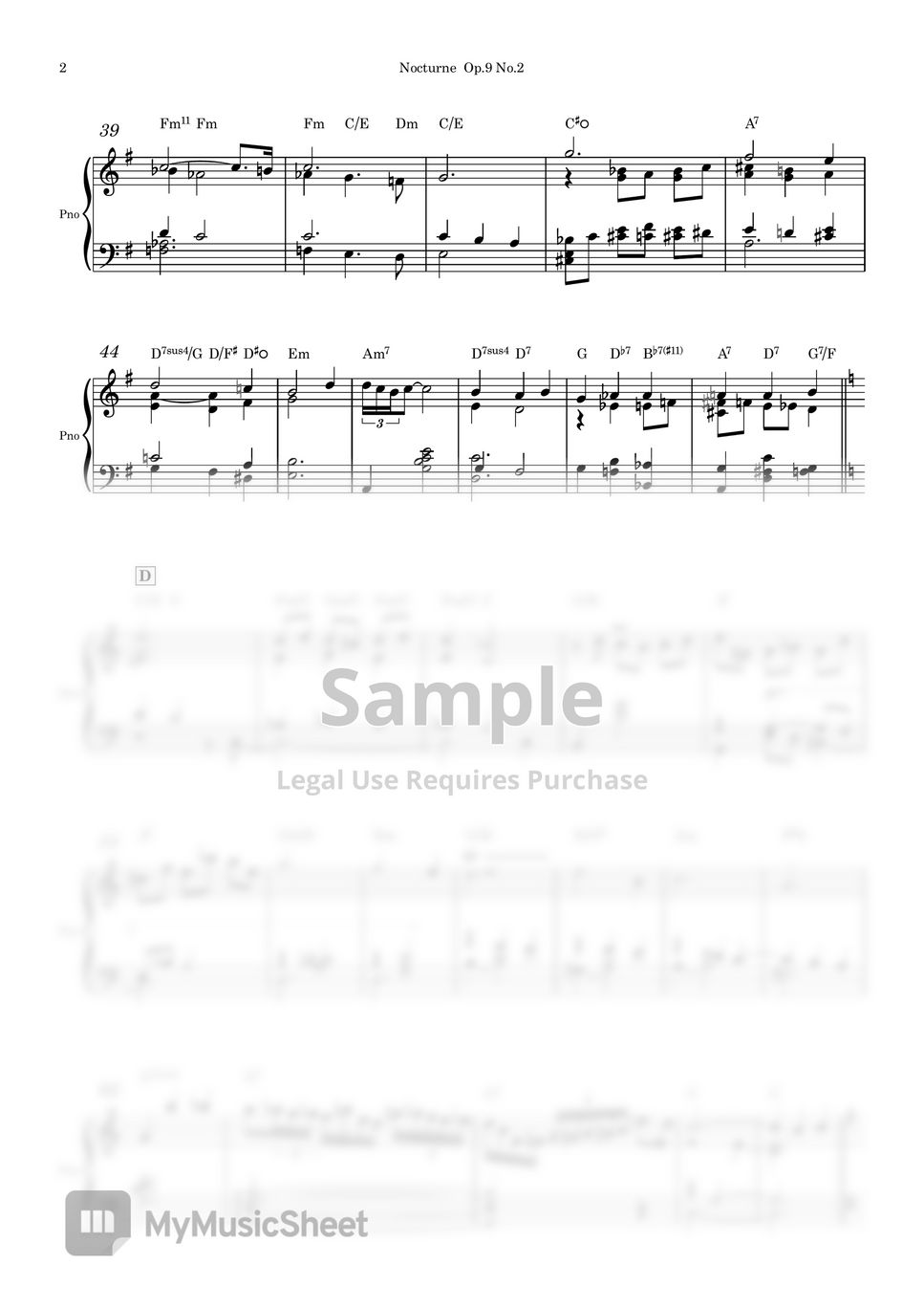 Chopin - Nocturne Op.9 No.2 (Piano Solo) by Piano QQQ