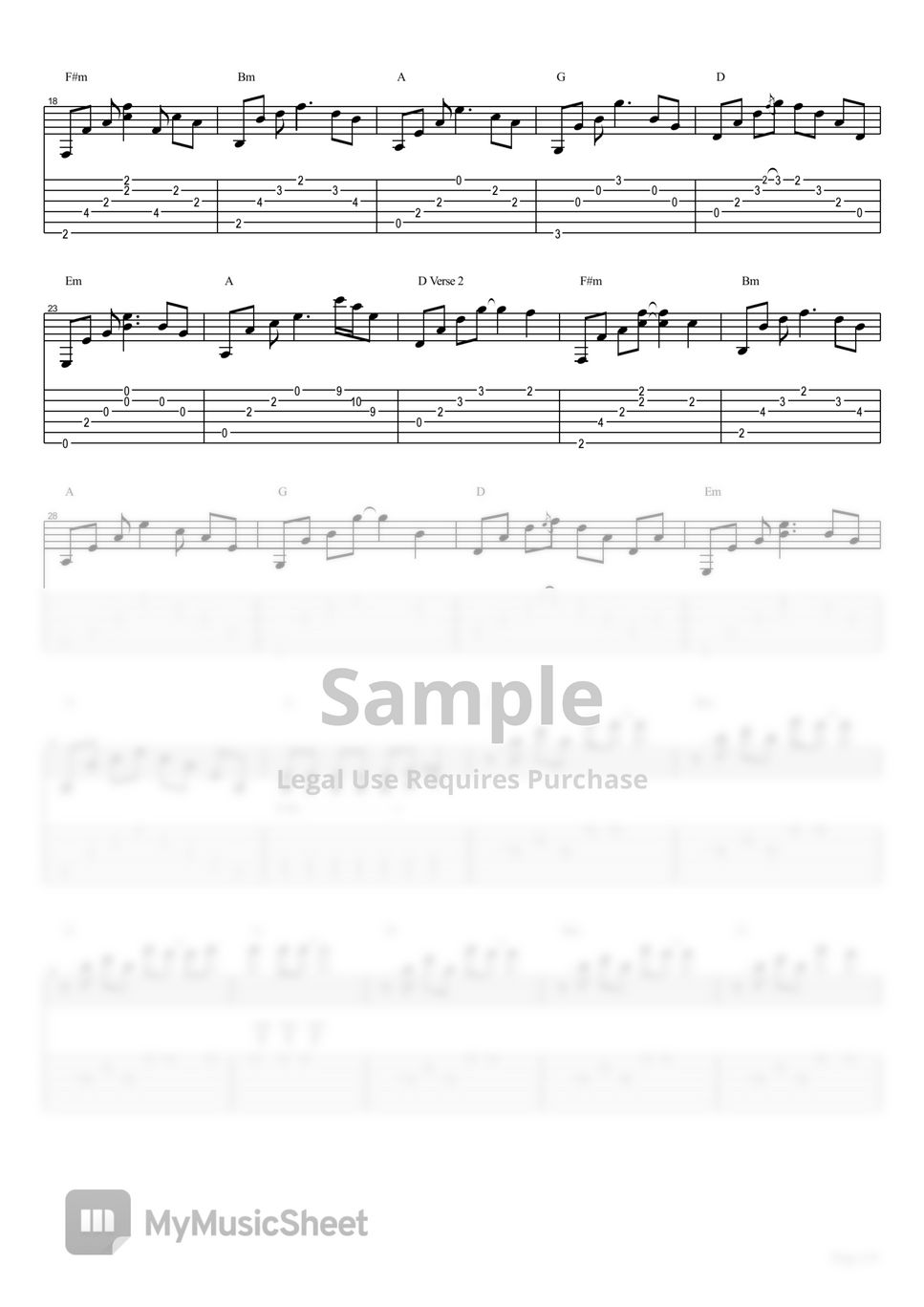 ZEN - I Remember You full song guitar tab arrange Sheets by eric lo