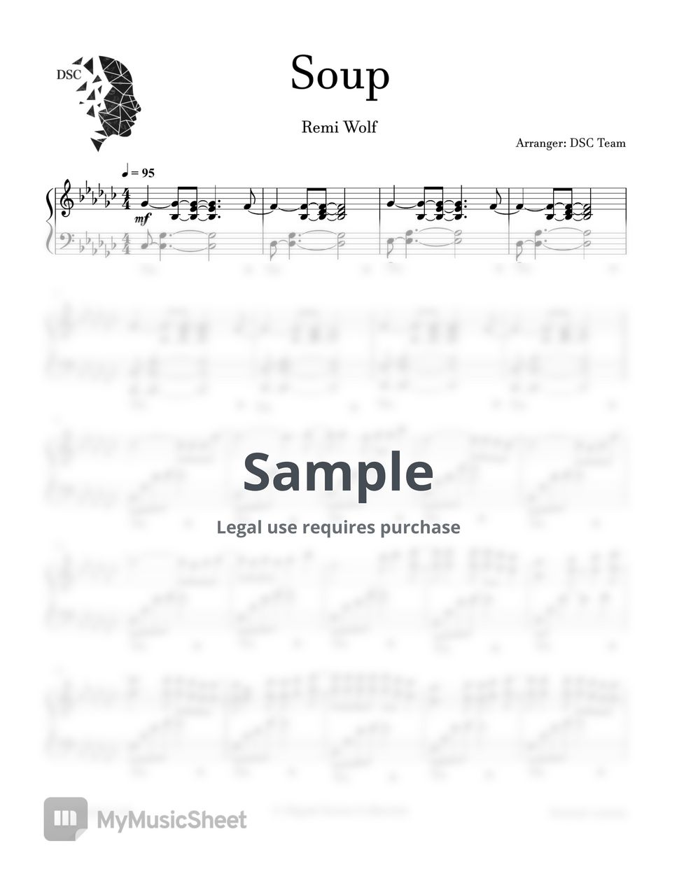 Remi Wolf - Soup (Relax version) Sheets by Digital Scores Collection