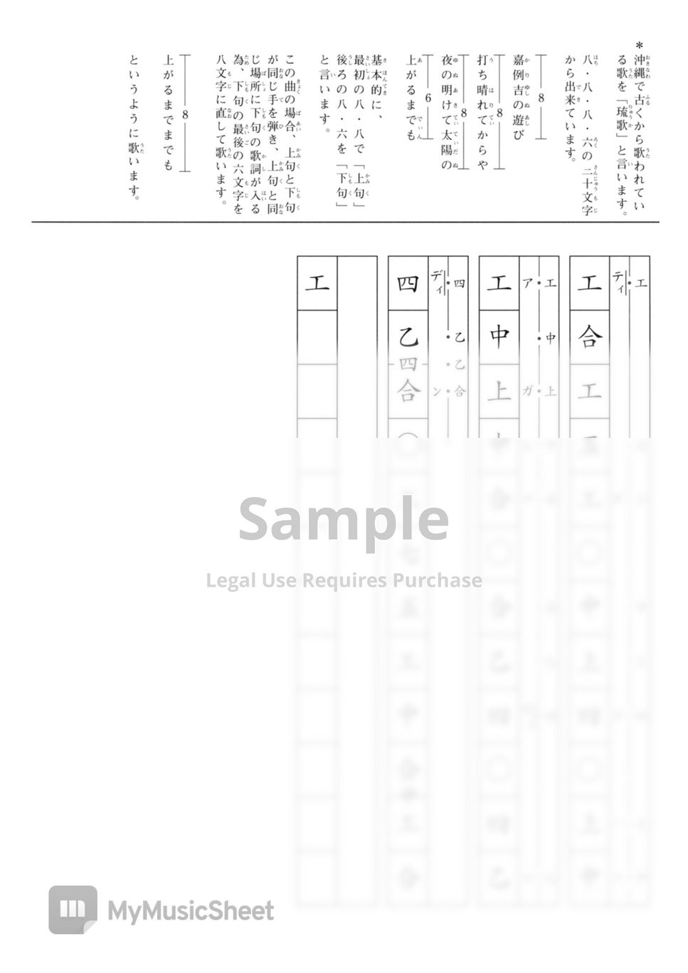 YAMAUCHI MASAYA AHA BUSHI (Play Along Okinawa Sanshin (Kun Kun Shii
