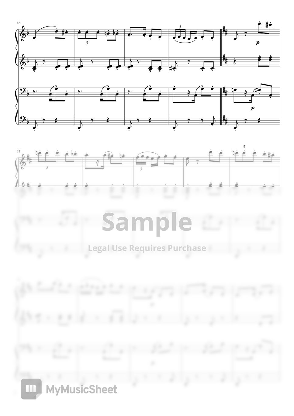 Bizet - Habanera (piano4hands  Beginner - intermediate) by pfkaori