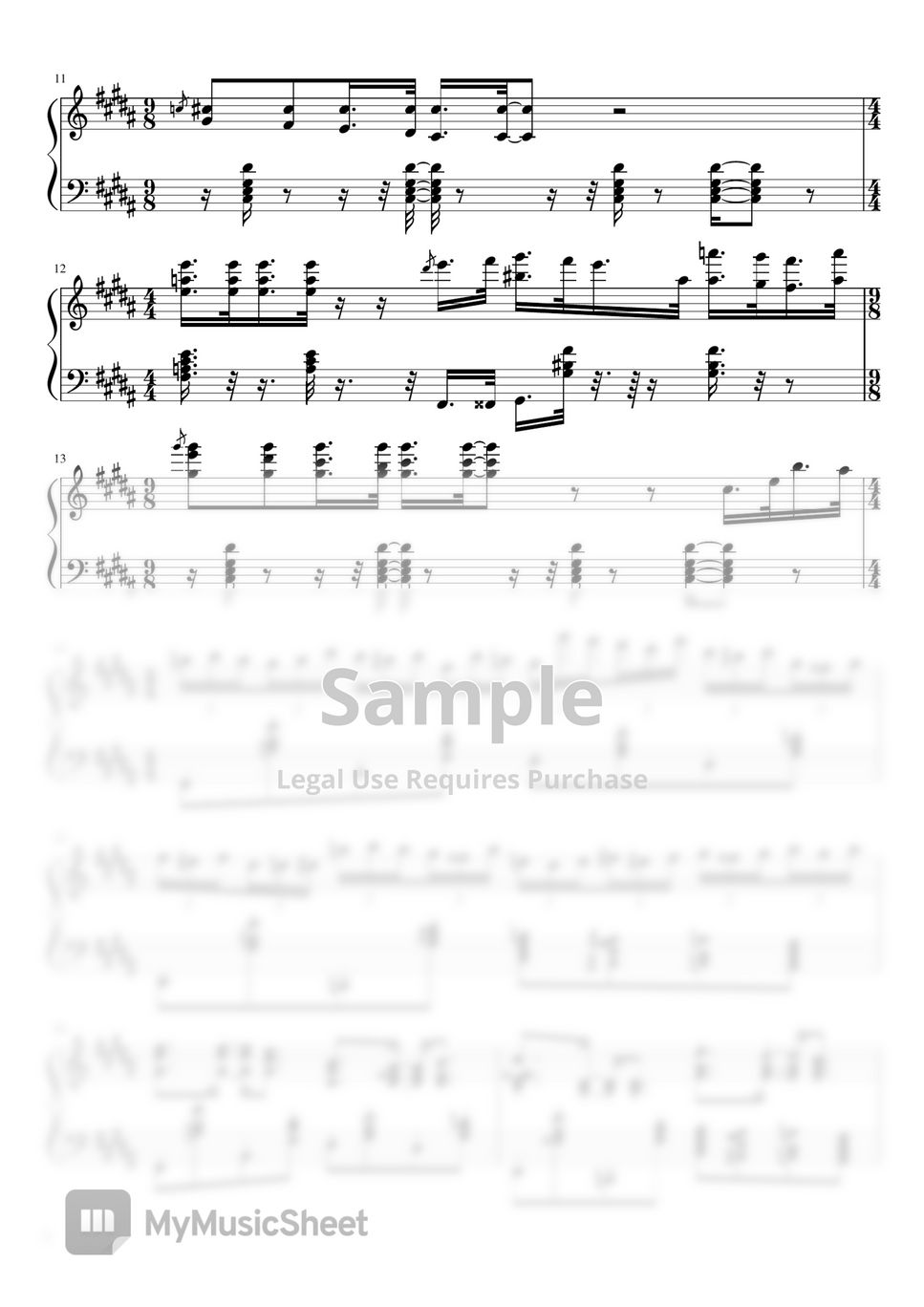 La Campanella - Jazz.ver Sheets by Moon. Laif