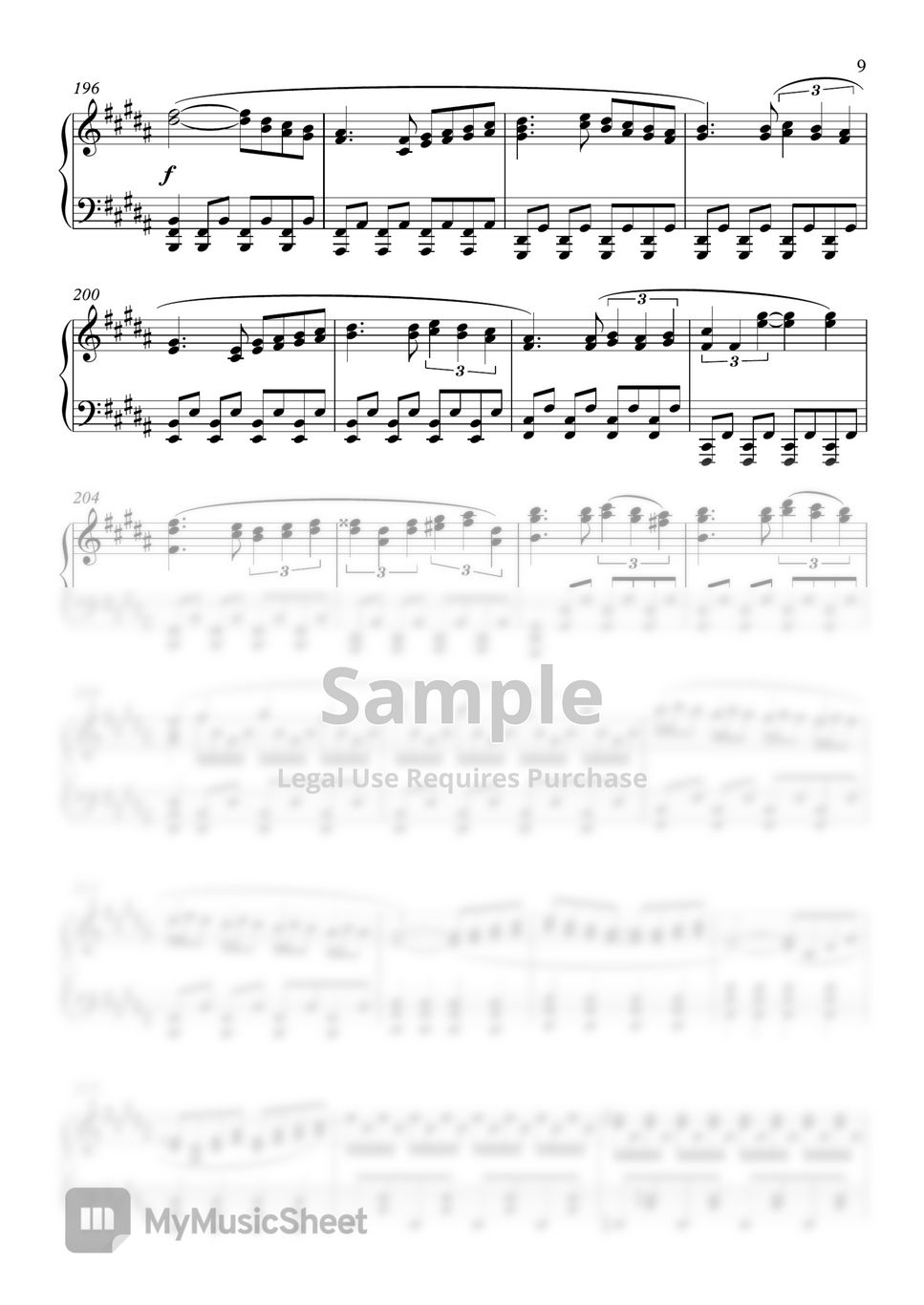 X JAPAN - Silent Jealousy Piano Sheet PDF | LuuunaWorks | mymusic5