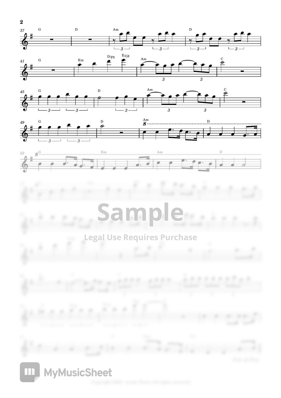 IVE 아이브 - I AM (Flute Sheet Music) by sonye flute