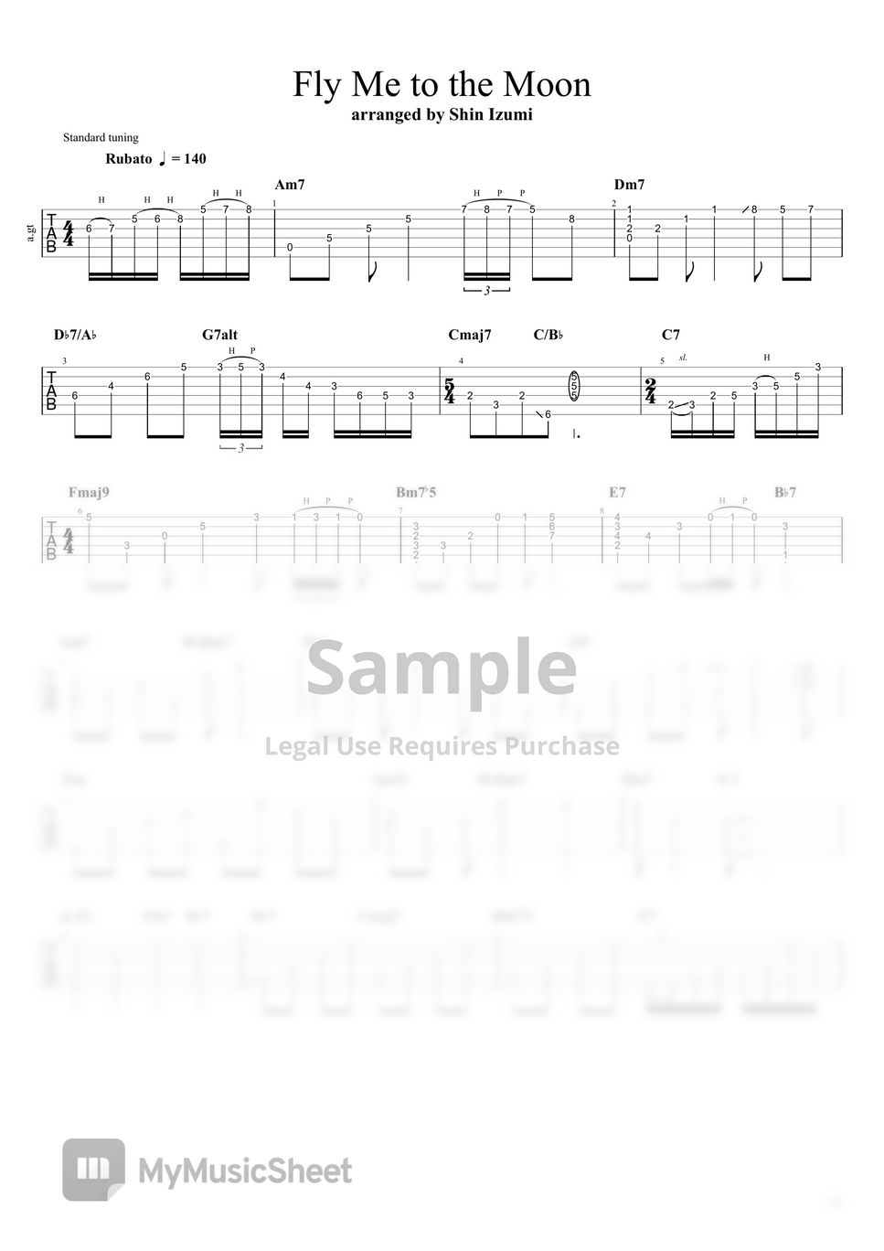 Frank Sinatra - Fly Me to the Moon by Shin Izumi