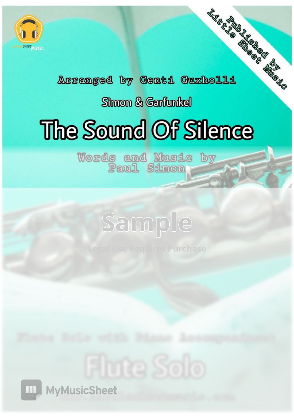 Simon & Garfunkel - The Sound Of Silence (Flute Solo with Piano Accompaniment) by Genti Guxholli