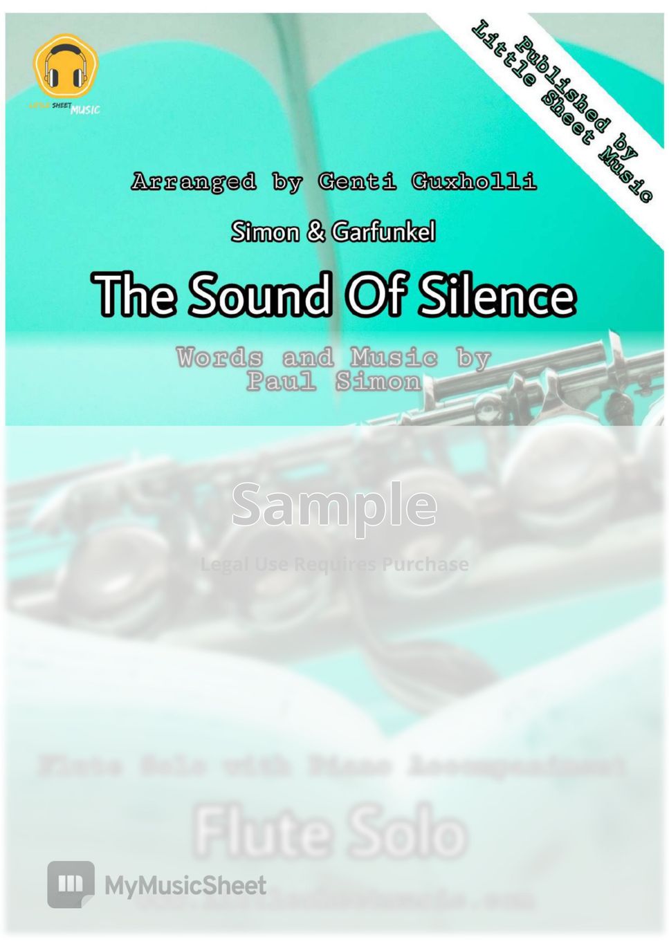 Simon & Garfunkel The Sound Of Silence (Flute Solo with Piano