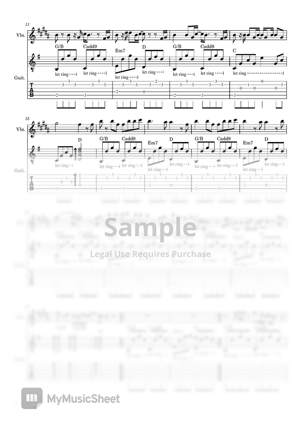 告五人 - 一念之間 (Violin Guitar Duet) by Steven's Strings Studio