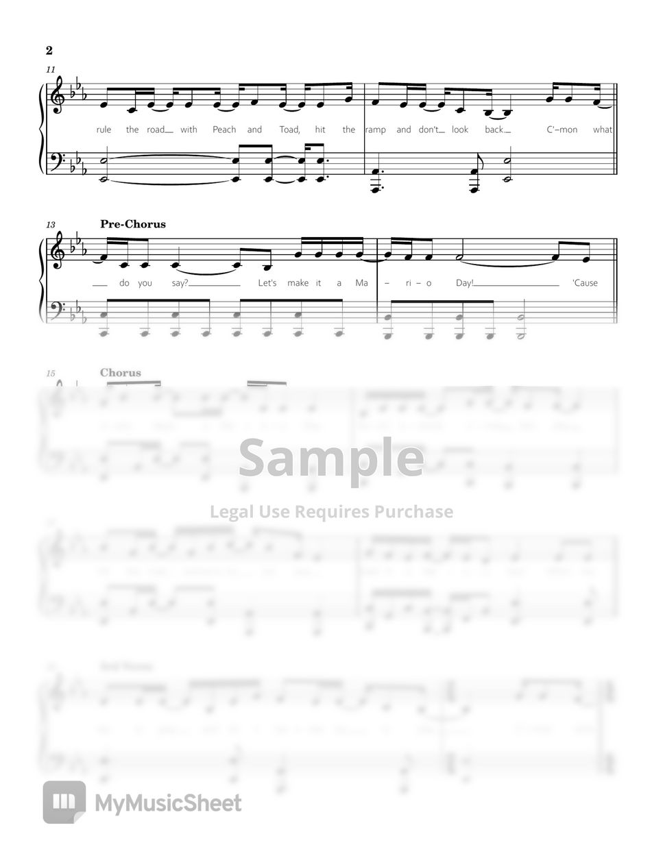 nintendo-every-day-is-a-mario-day-sheets-by-pianotato