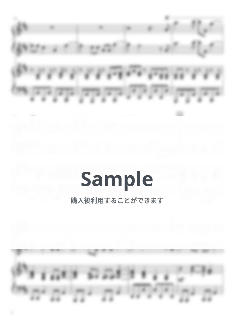 Mrs. GREEN APPLE - Carrying Happiness (連弾 初級×中級) by soup-majo