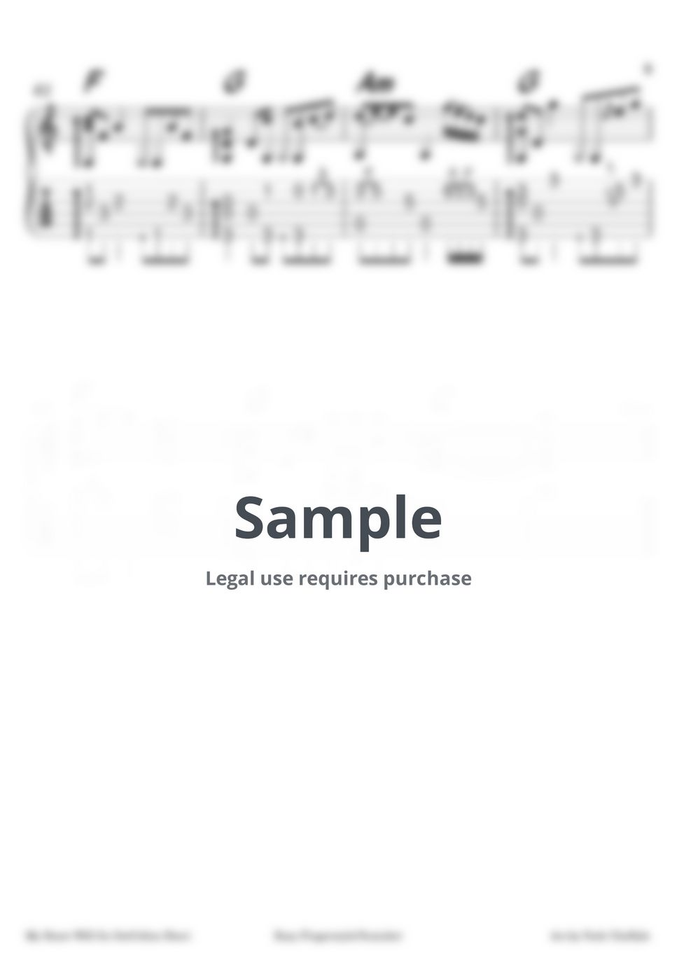 Celine Dion/Titanic Theme Song - My Heart Will Go On (Fingerstyle Guitar) by Park ChaNyle