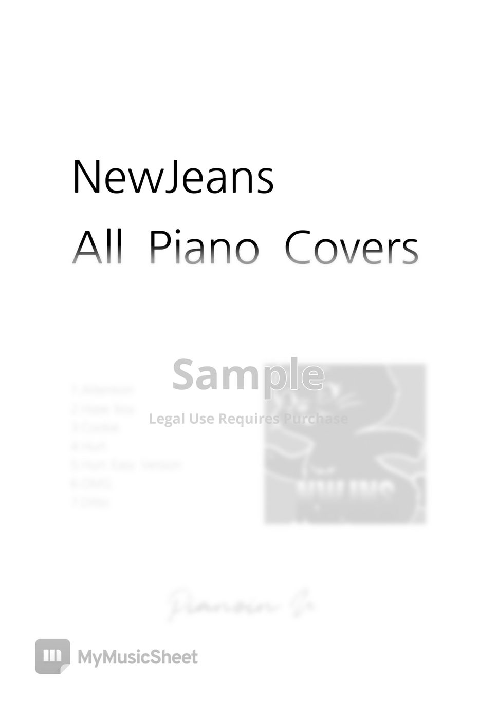 NewJeans(뉴진스) - NewJeans All piano covers (6songs and Easy Version included.) by PIANOiNU