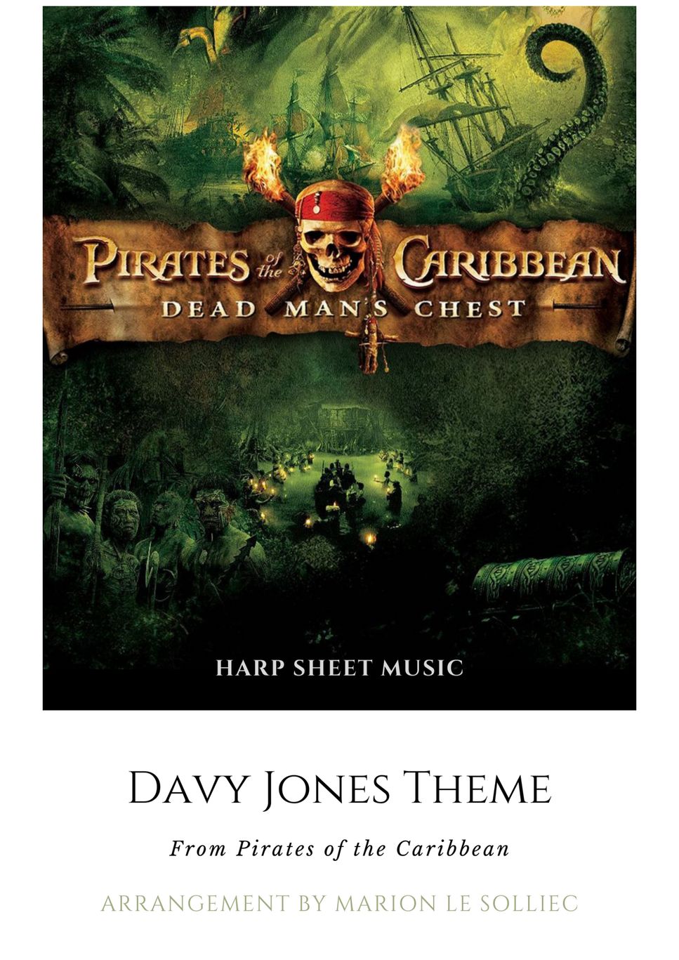 Davy Jones Song Pirates of the Caribbean Partitura