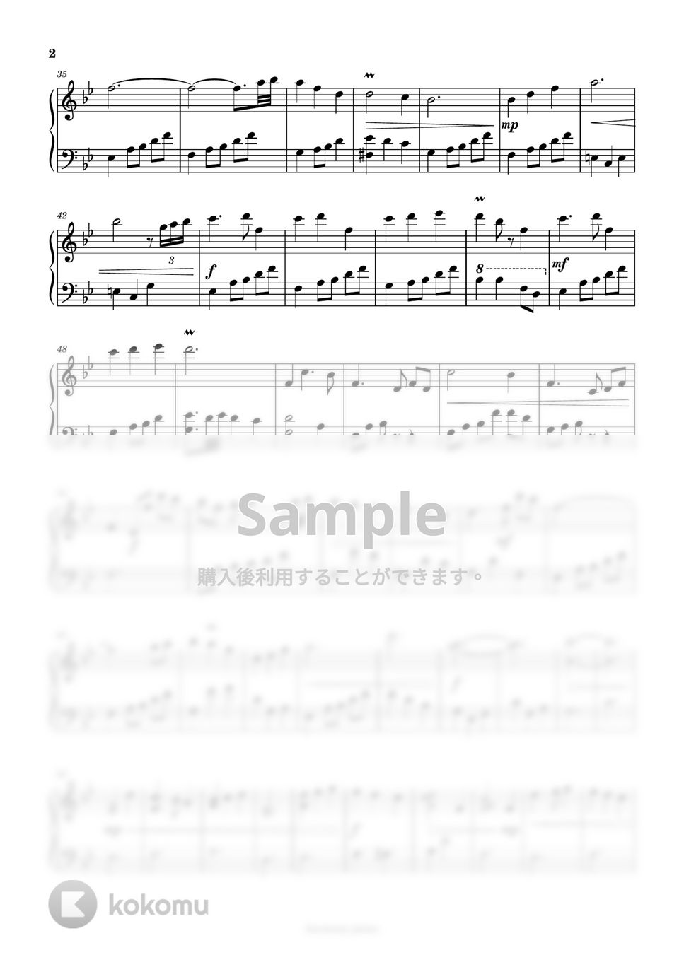 silent - BGM「切ない三角関係」 (目黒蓮×川口春奈) by harmony piano