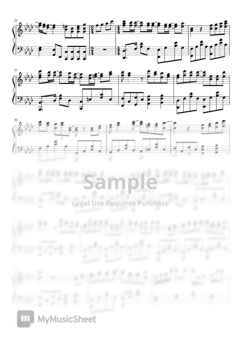 Aimer kiro sheets by kasy piano