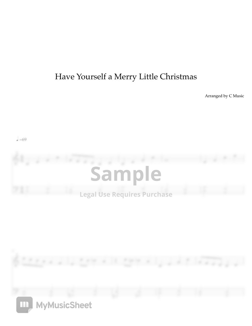Judy Garland Have Yourself A Merry Little Christmas (Easy Version