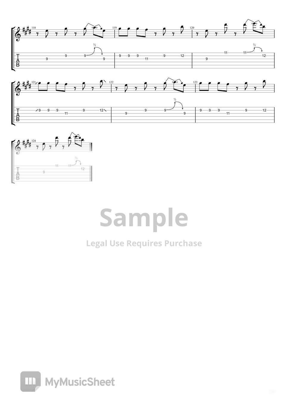 Vaundy - 恋風邪にのせて TAB+1 Staff by Ryo Higuchi