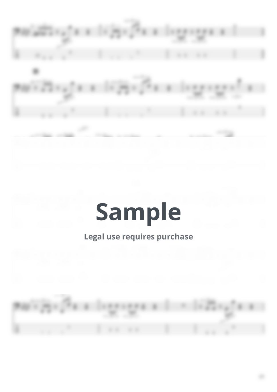 Disclosure Latch ft. Sam Smith Tab + 1staff by BassBlur