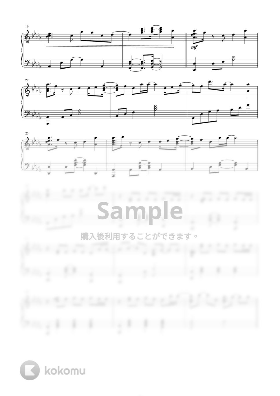 JO1 - Shine A  Light (ピアノ/ ピアノソロ楽譜/jo1) by harupi