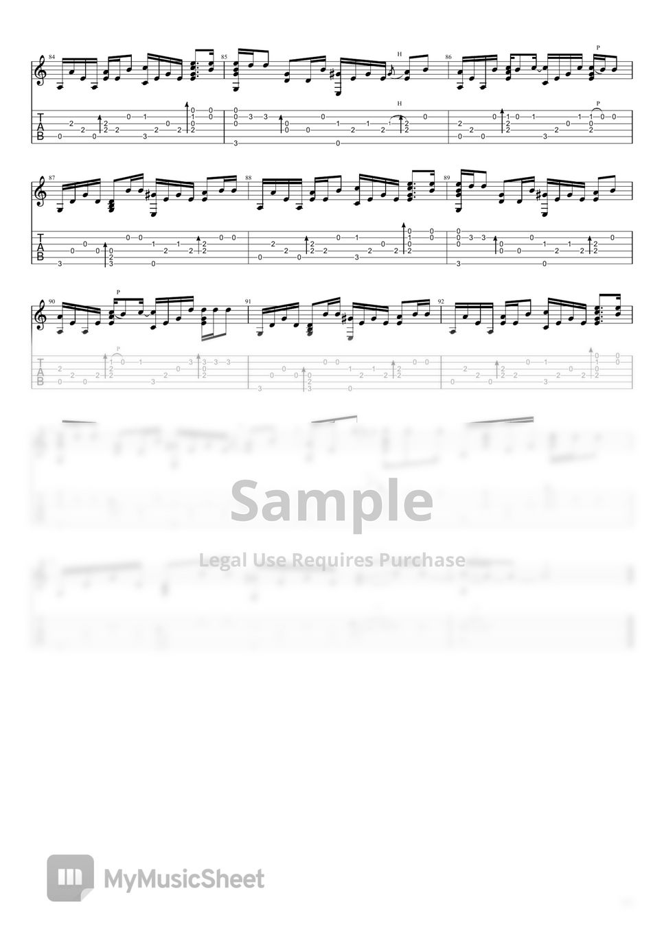 Metallica - The Unforgiven (Fingerstyle Guitar Arrangement, Standard Tuning, No Capo) by D.Petrova (Edora)