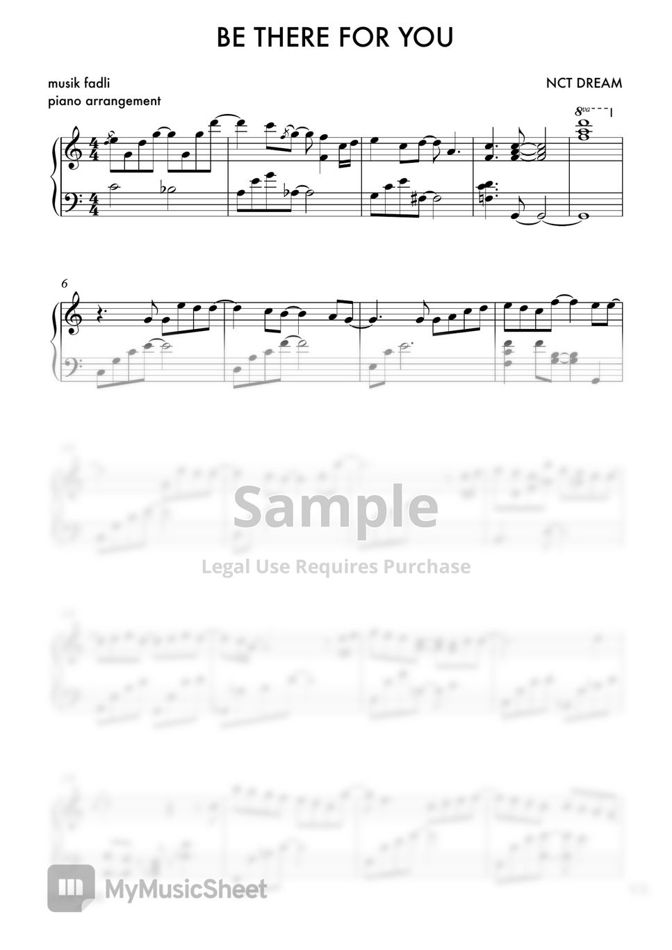 nct-dream-be-there-for-you-female-hoja-by-musik-fadli