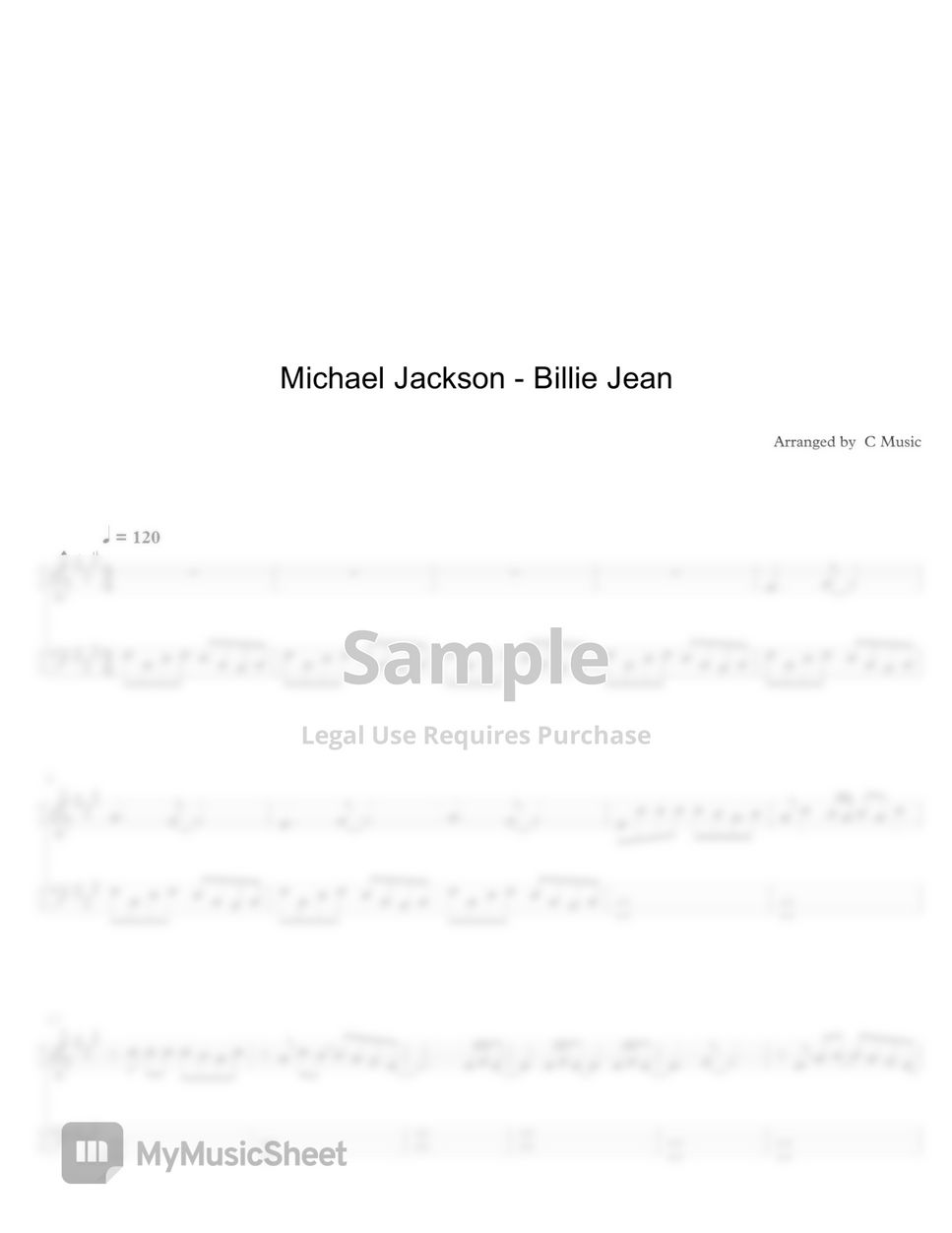 Michael Jackson - Billie Jean by C Music