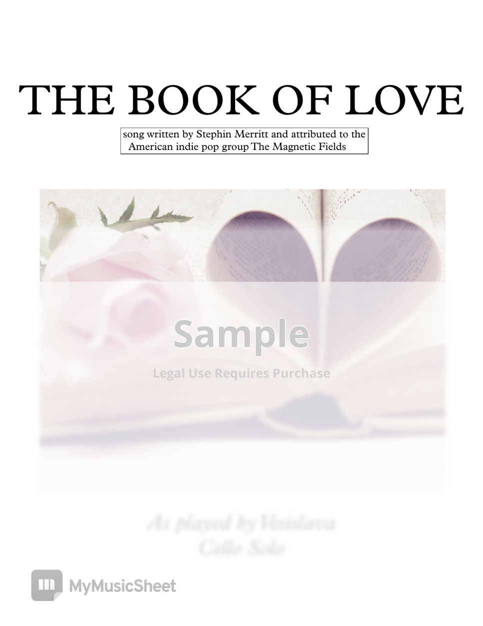 The Fields The Book of Love Sheets by Vesislava