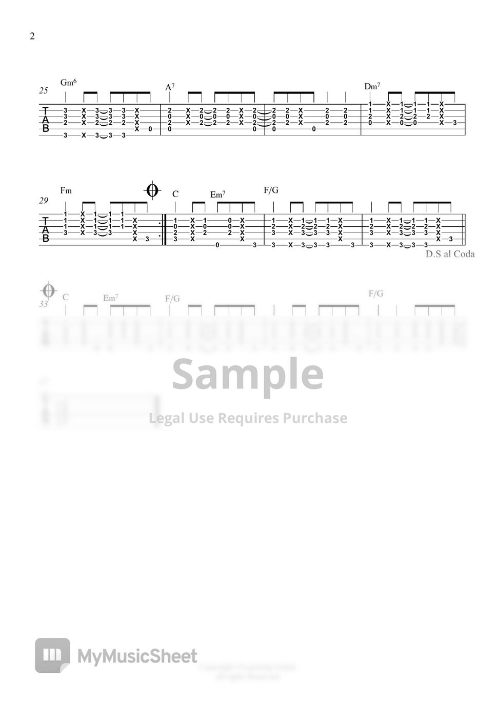 Bee gees how deep is your love guitar rhythm chords tab sheets by