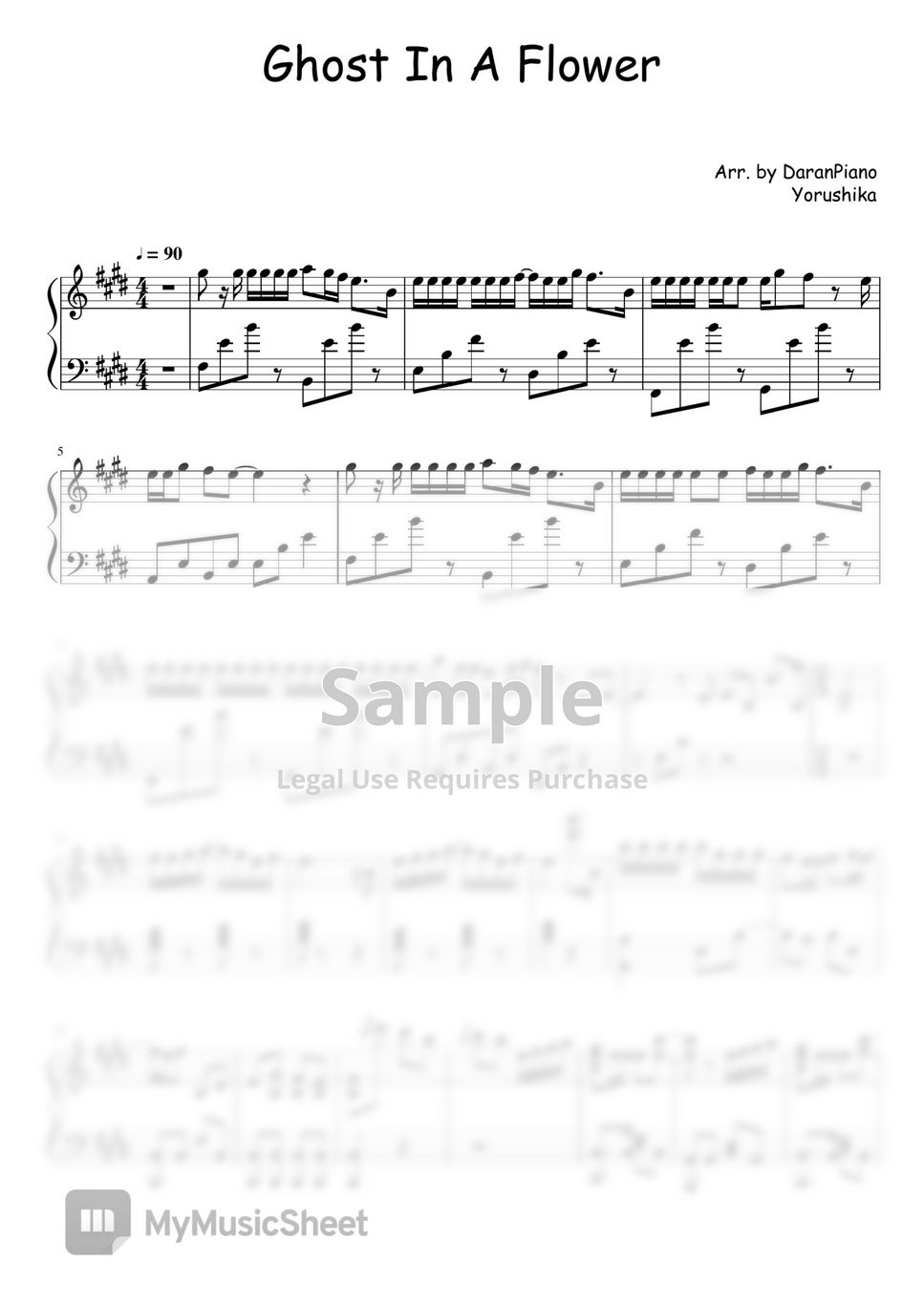 yorushika-ghost-in-a-flower-sheets-by-daranpiano