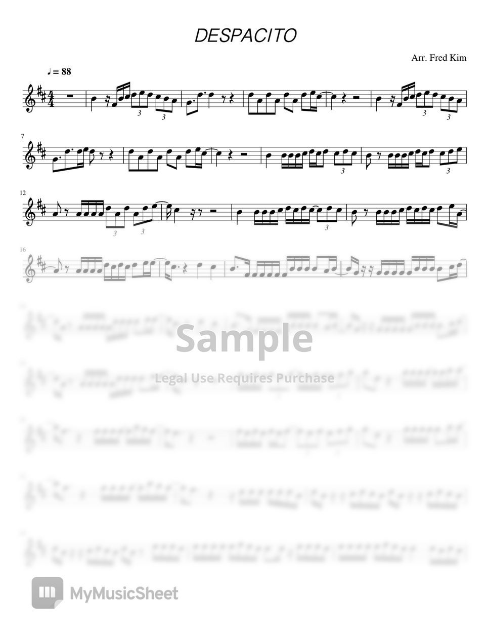 Flute Part Sheet music for Flute (Solo)