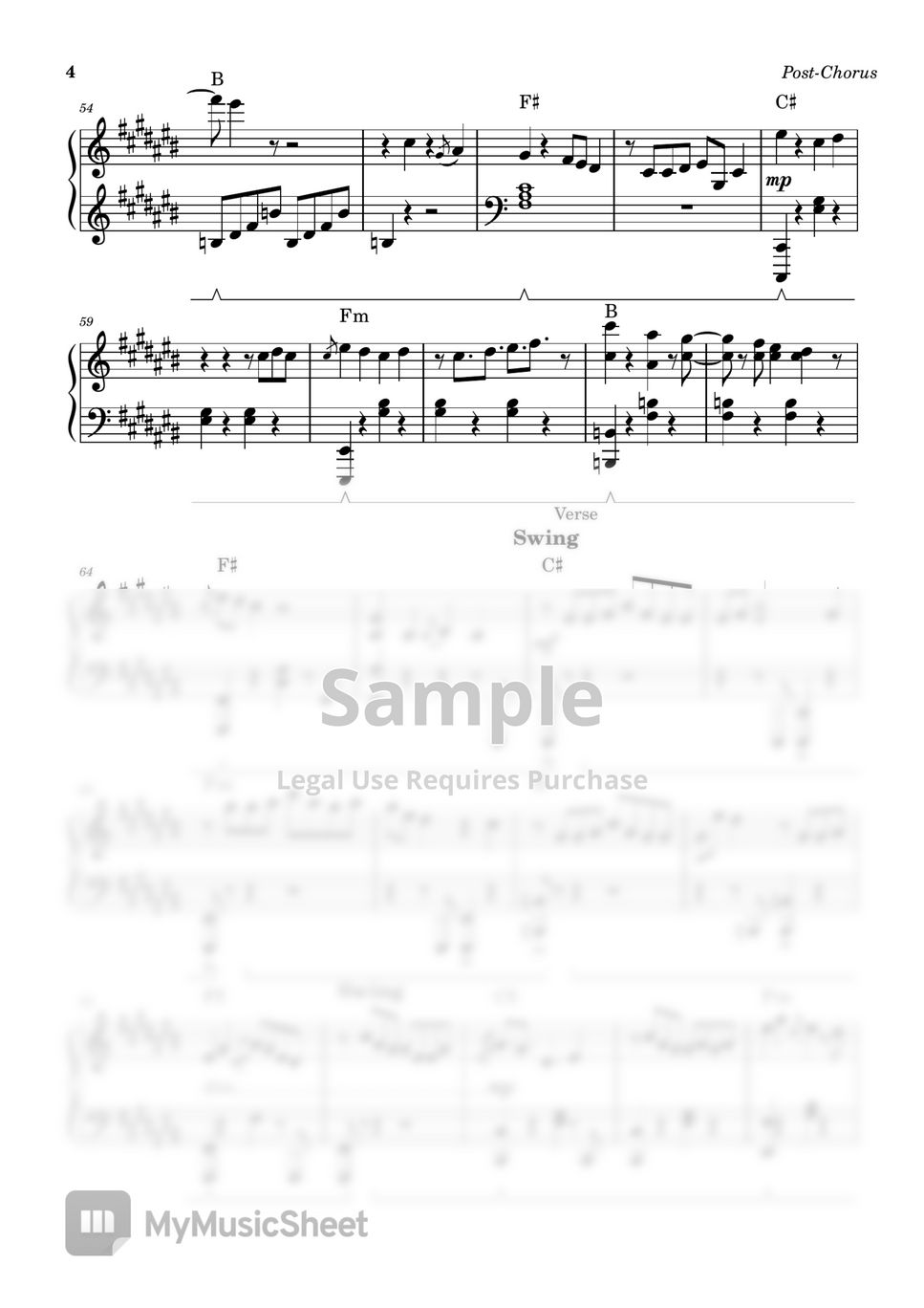 Arthur Nery - Pagsamo (PIANO SHEET) by John Rod Dondoyano