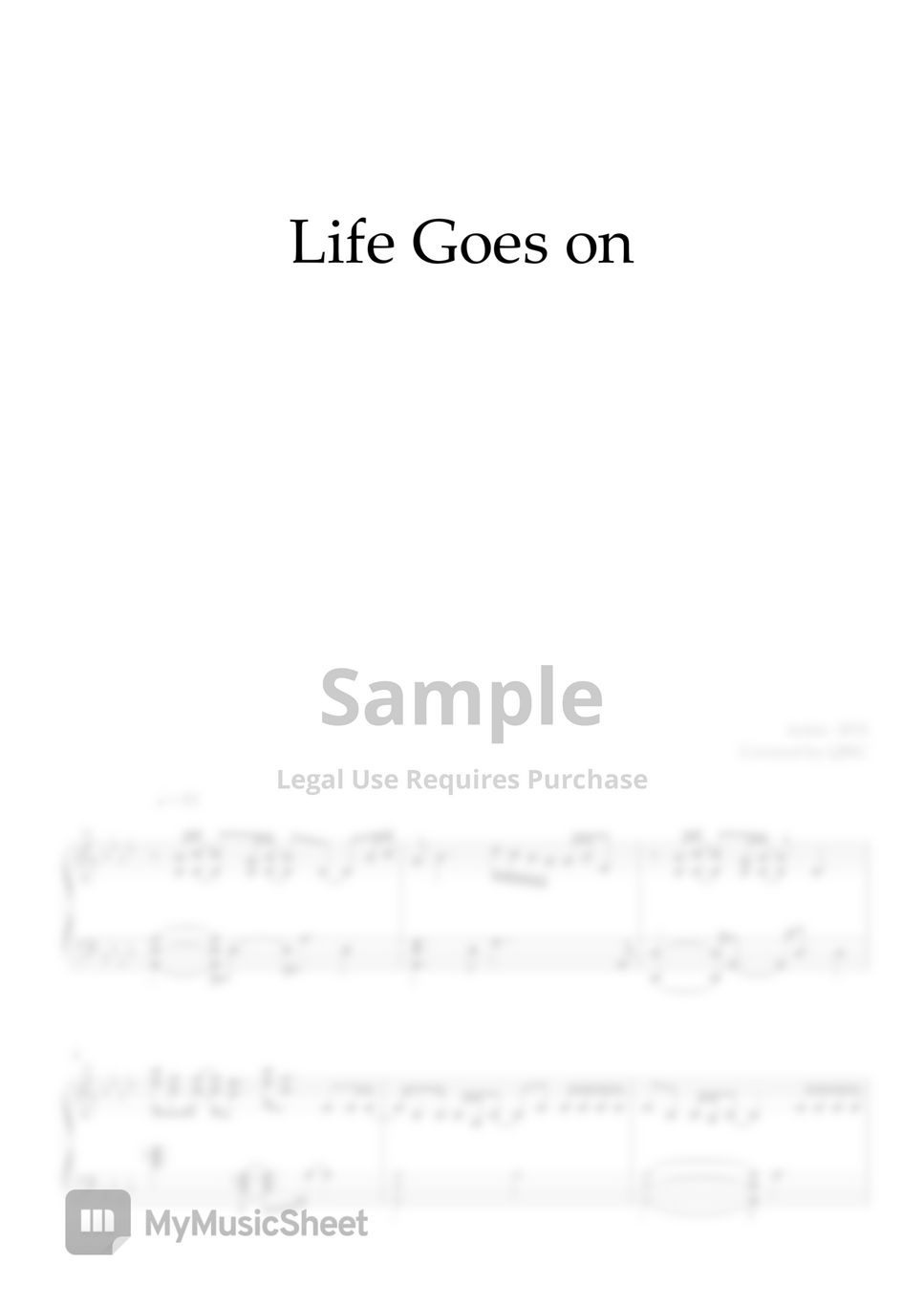 BTS - life Goes on by QBIC