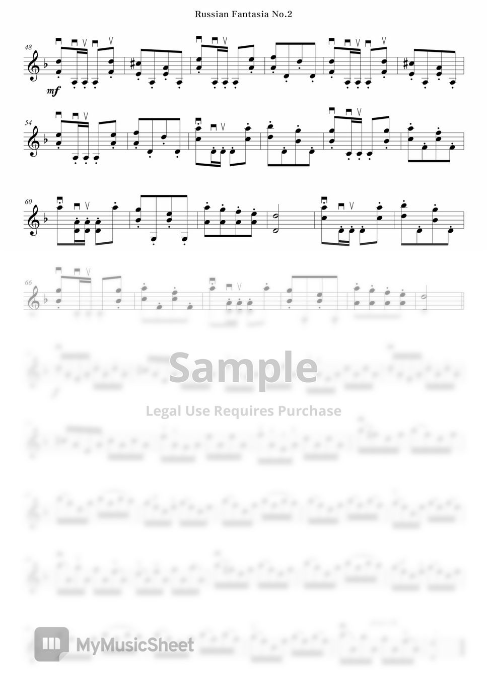 Portnoff - Russian Fantasia No.2 (Violin) (MR포함) by Lee