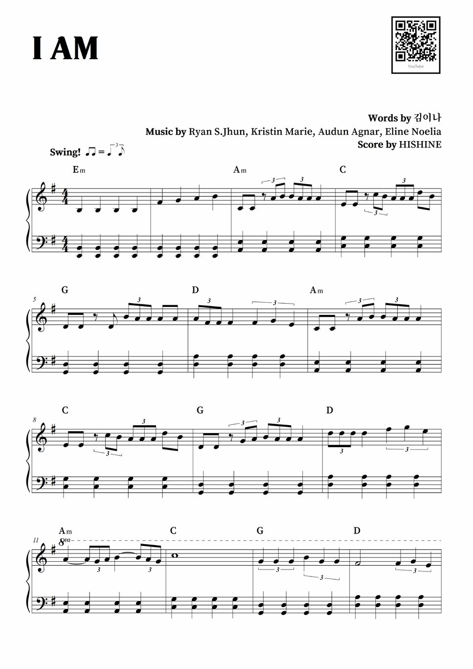 ive-i-am-with-simple-ver-sheets-by-hishine