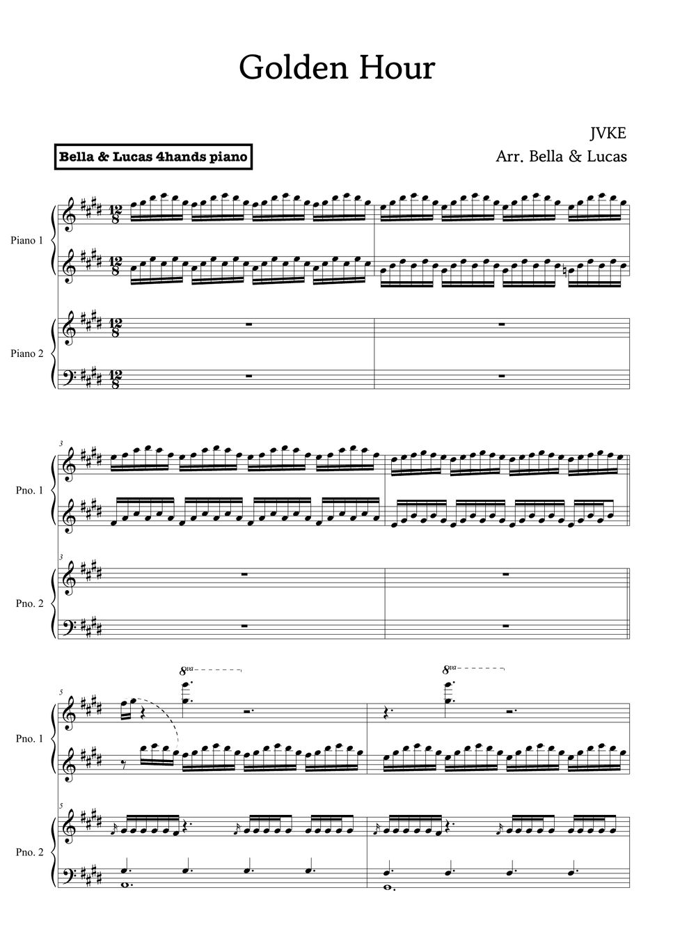 JVKE Golden Hour Sheets by BELLA&LUCAS