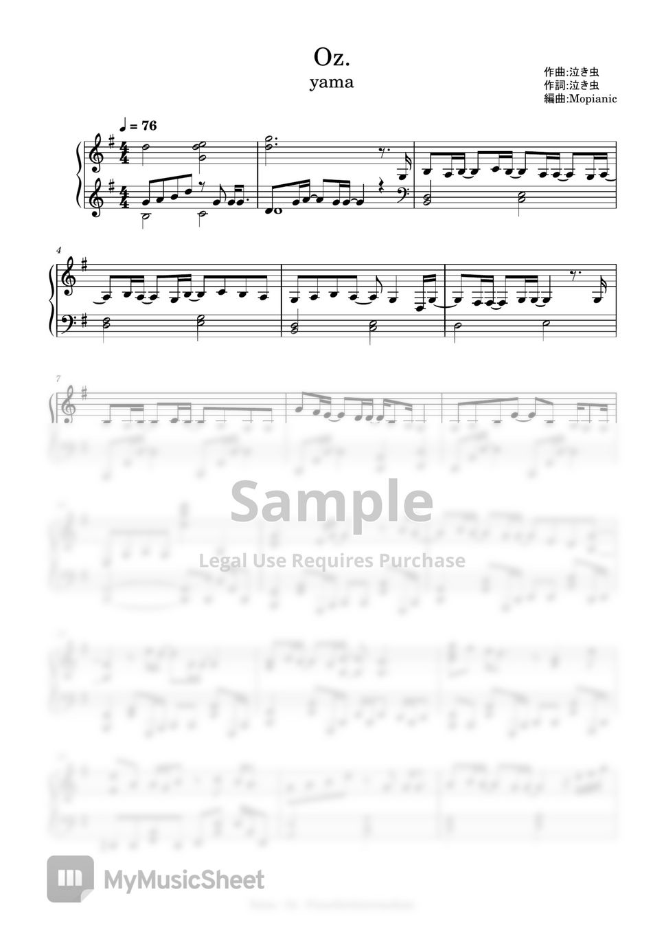 yama-oz-intermediate-piano-sheets-by-mopianic