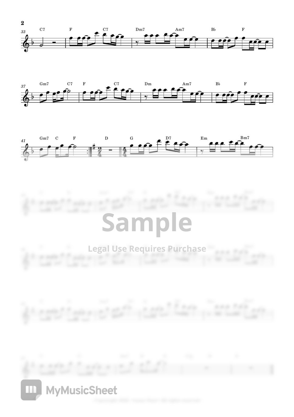 Maronie 마로니에, 서영은 - Cocktail Love 칵테일 사랑 (Flute Sheet Music) by sonye flute