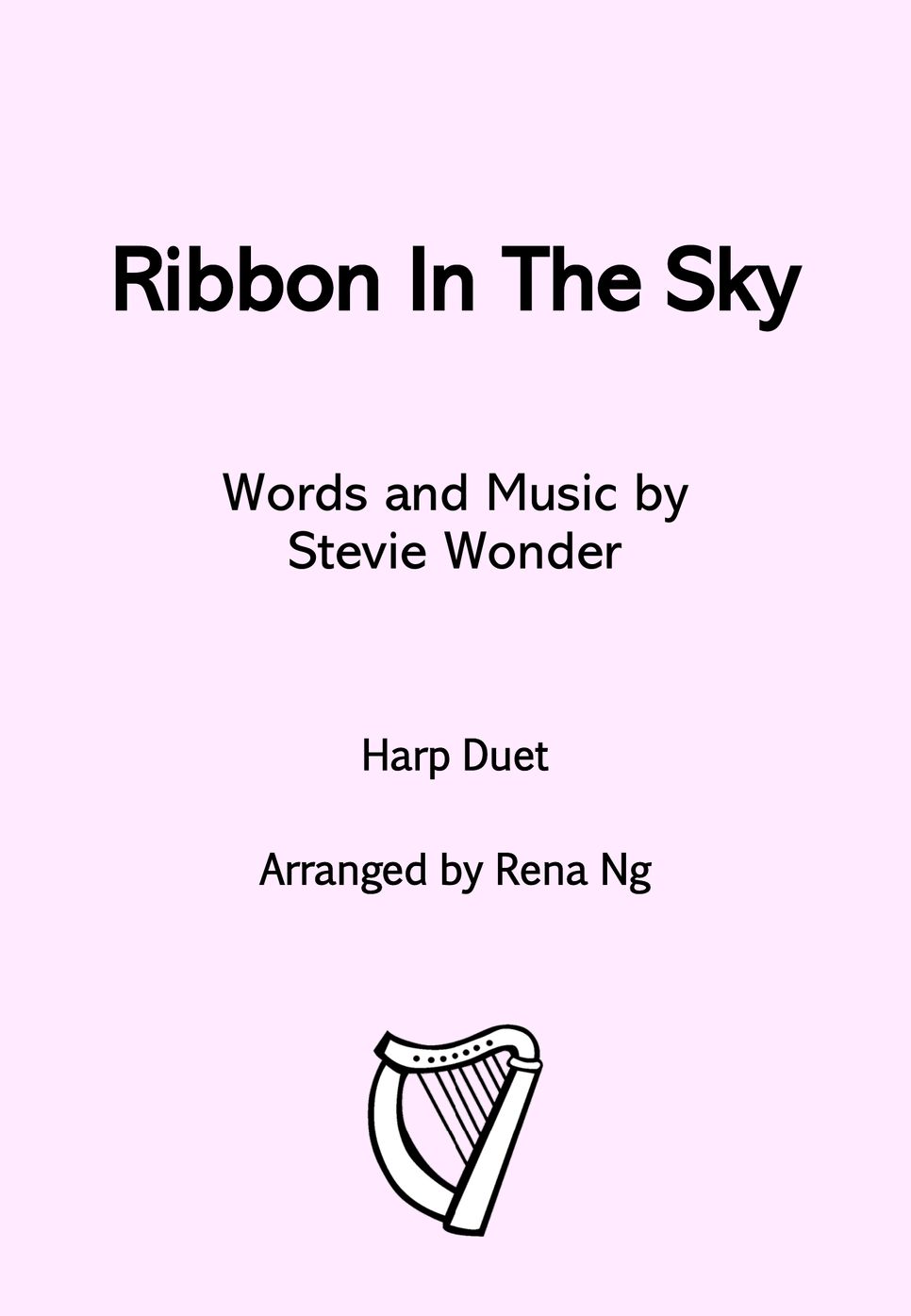 Stevie Wonder - Ribbon in the Sky (Harp Duet) by Harp With Me