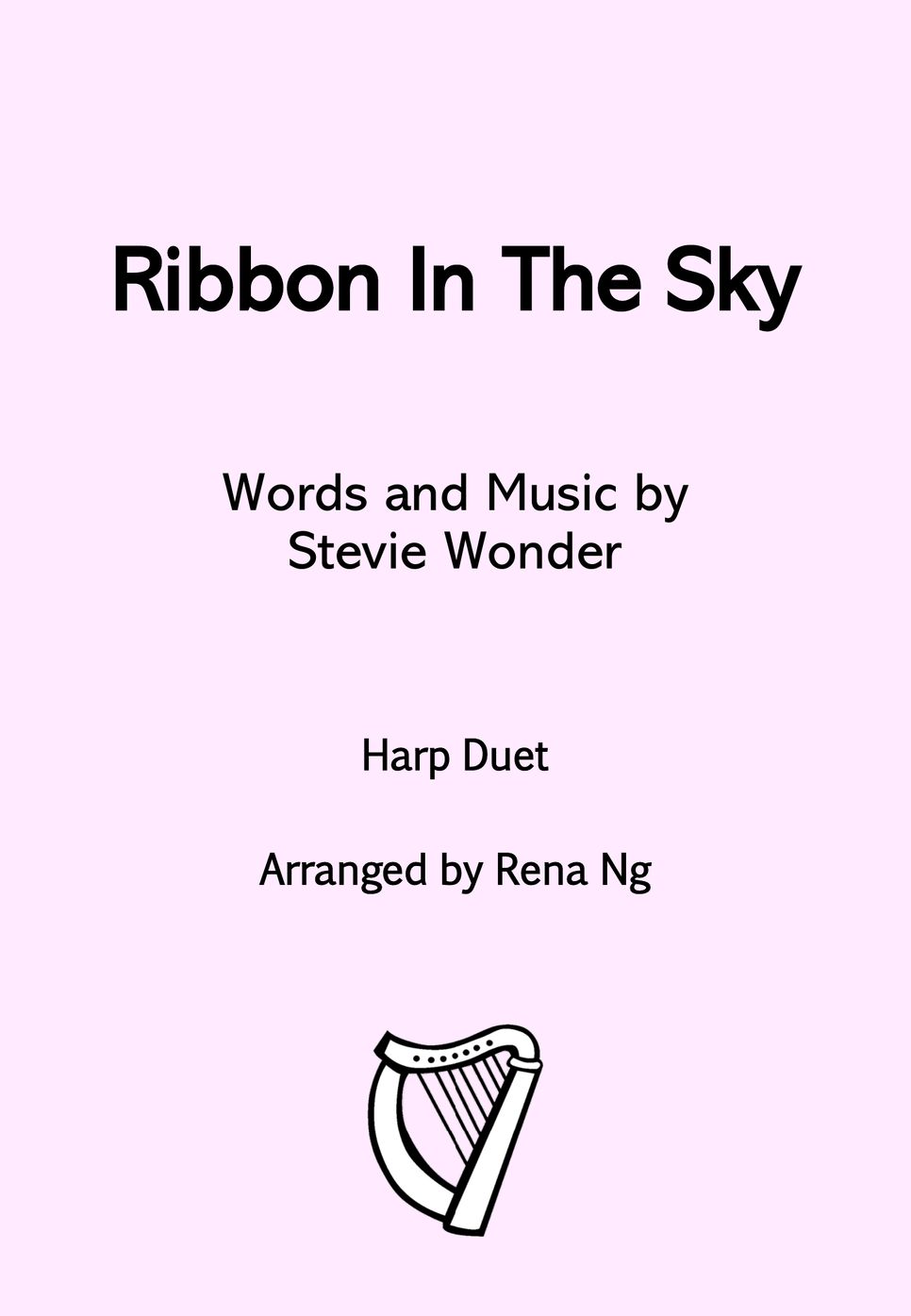 Stevie Wonder Ribbon in the Sky (Harp Duet) 악보 by Harp With Me