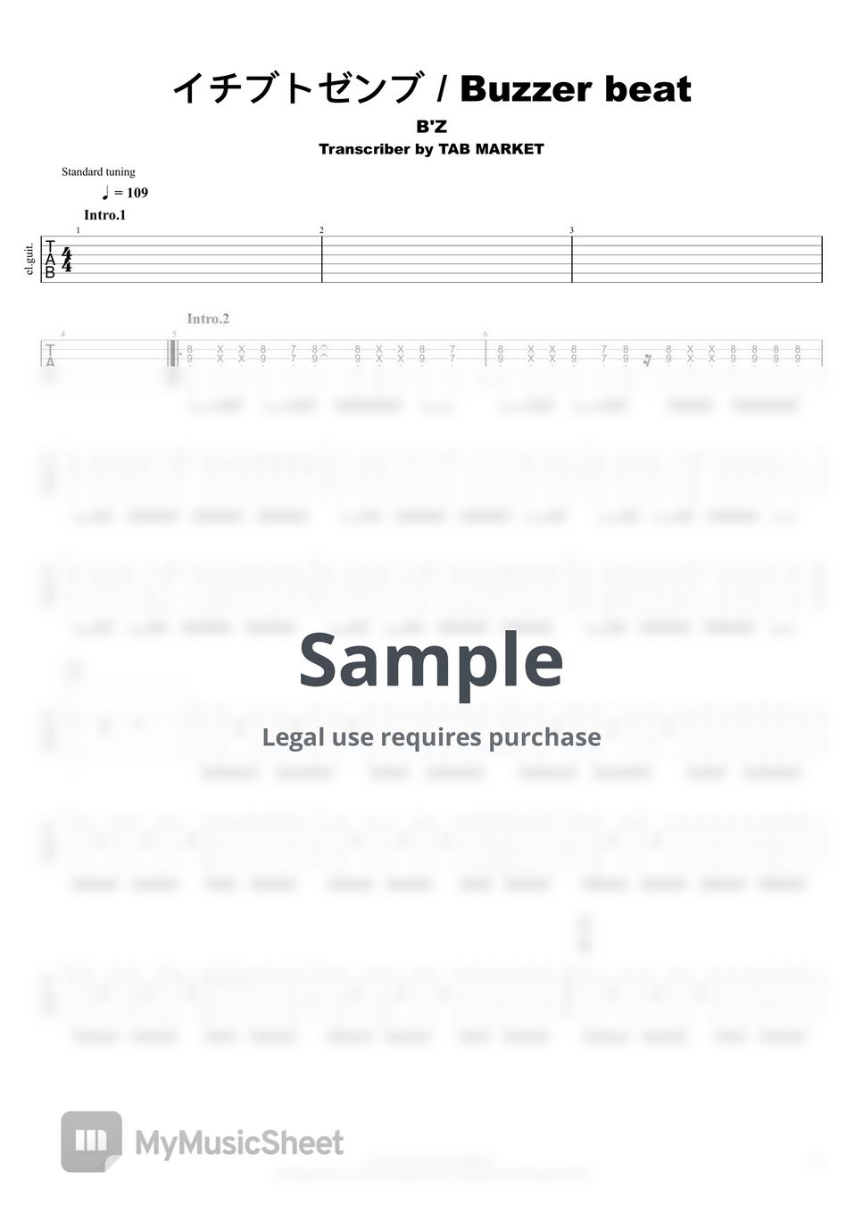 b-z-buzzer-beat-lead-part-sheets-by-tab-market