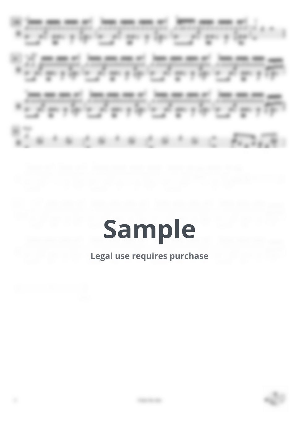 team-under-the-skin-sheets-by-cookai-s-j-pop-drum-sheet-music