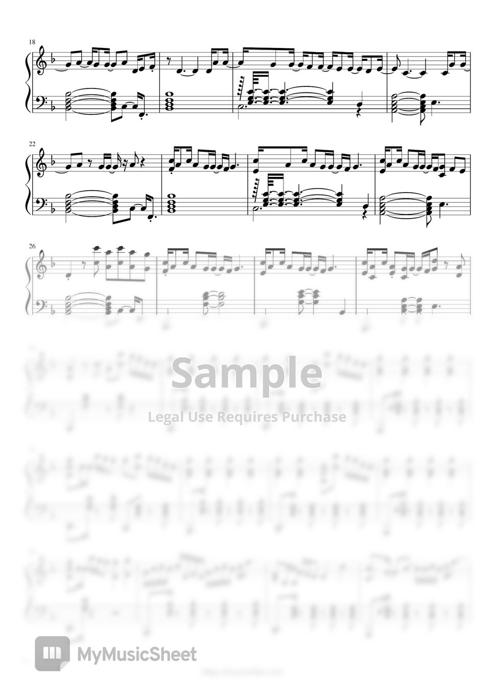 TWICE - MORE & MORE - Piano Sheet + MP3 + MIDI