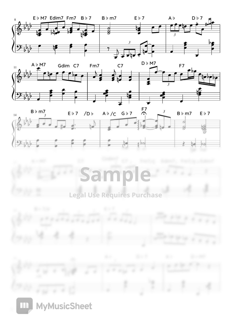 christmas-carol-it-s-beginning-to-look-a-lot-like-christmas-jazz-ver-sheets-by