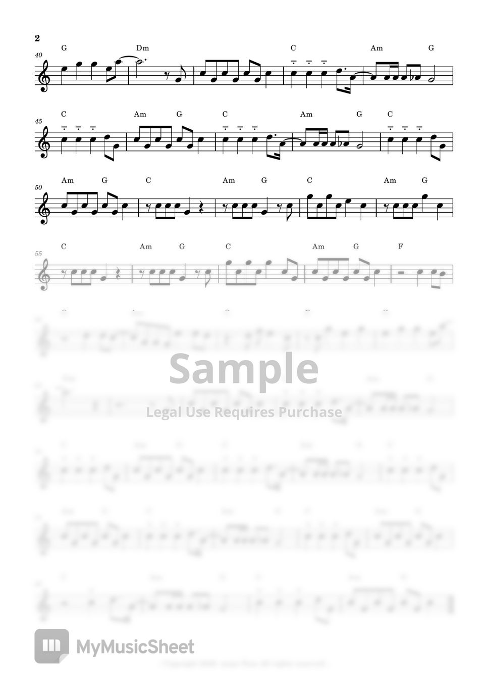 OH MY GIRL 오마이걸 Dolphin (Flute Sheet Music Easy) Sheets by sonye flute