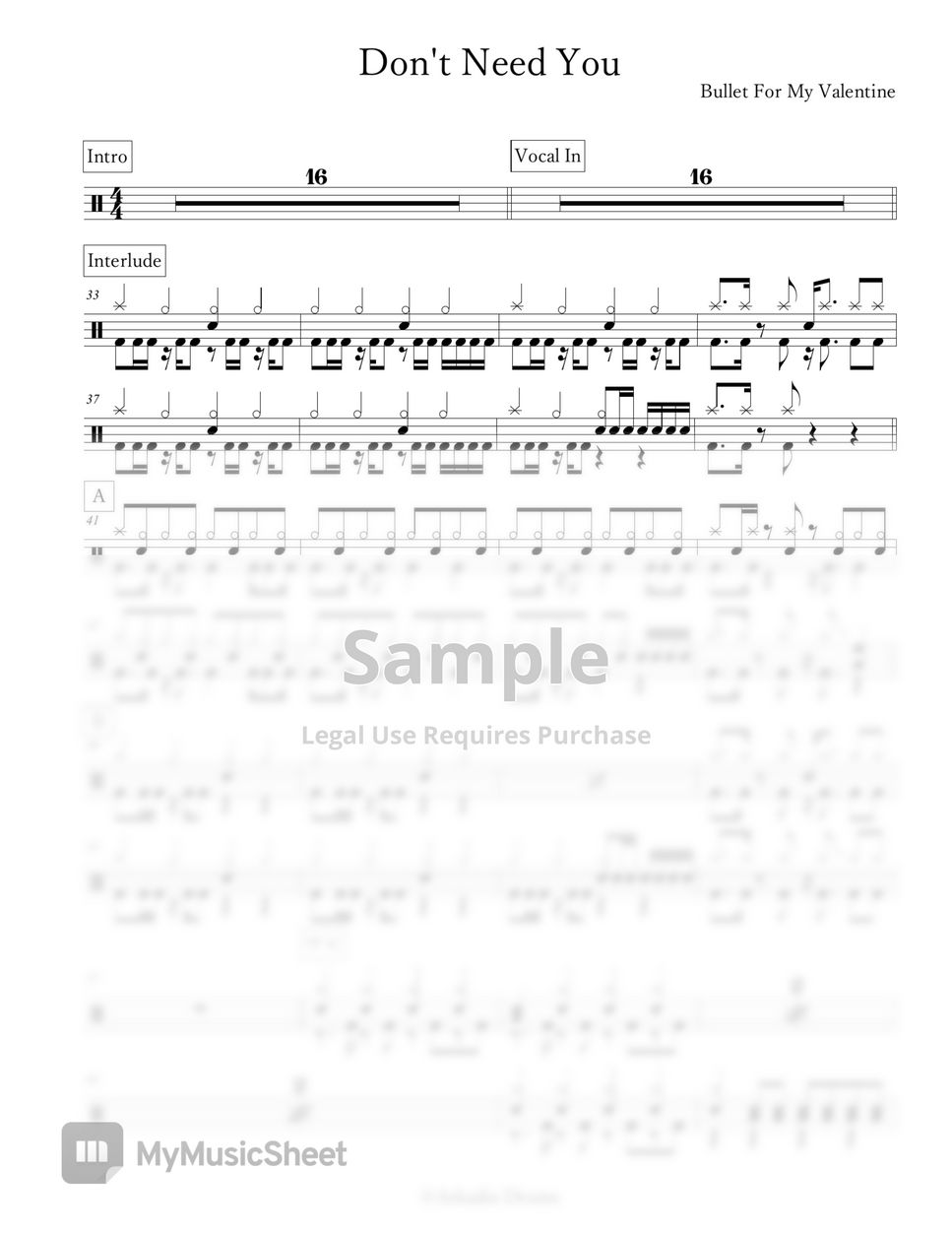 bullet-for-my-valentine-don-t-need-you-sheets-by-arkadia-drums