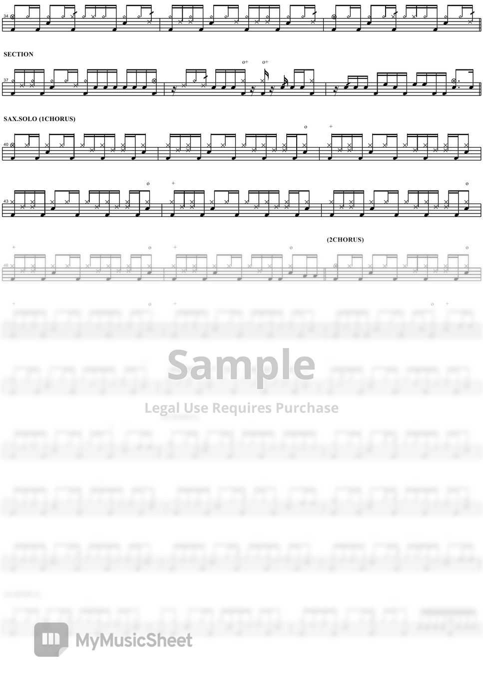 yellow jacket boom town 악보 by COPYDRUM