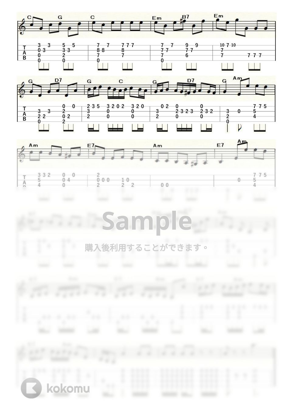 リスト - ラ・カンパネラ (ｳｸﾚﾚｿﾛ / Low-G / 中～上級) by ukulelepapa