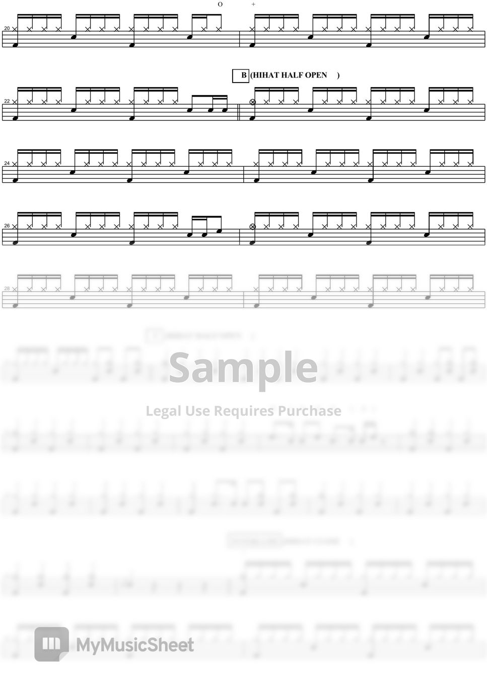 Simple Plan - Take My Hand Sheet by COPYDRUM