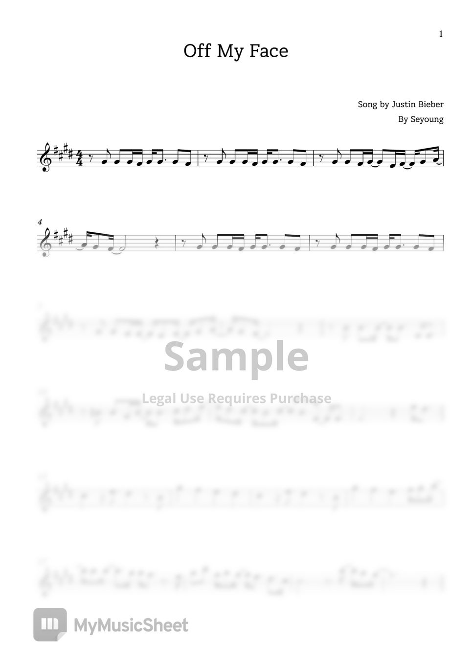 justin-bieber-off-my-face-sheets-by-seyoung